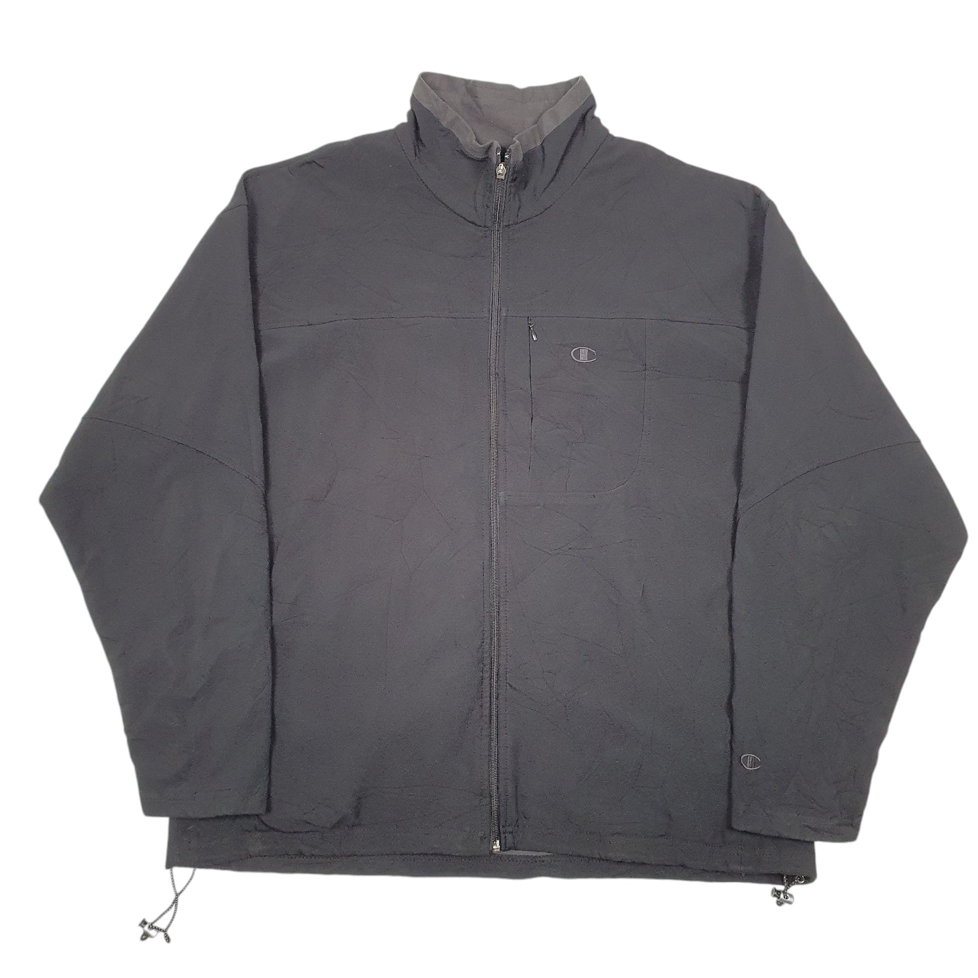 Mens Black Champion   Coat