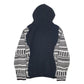 Mens Black Gildan Reworked Hoodie Jumper