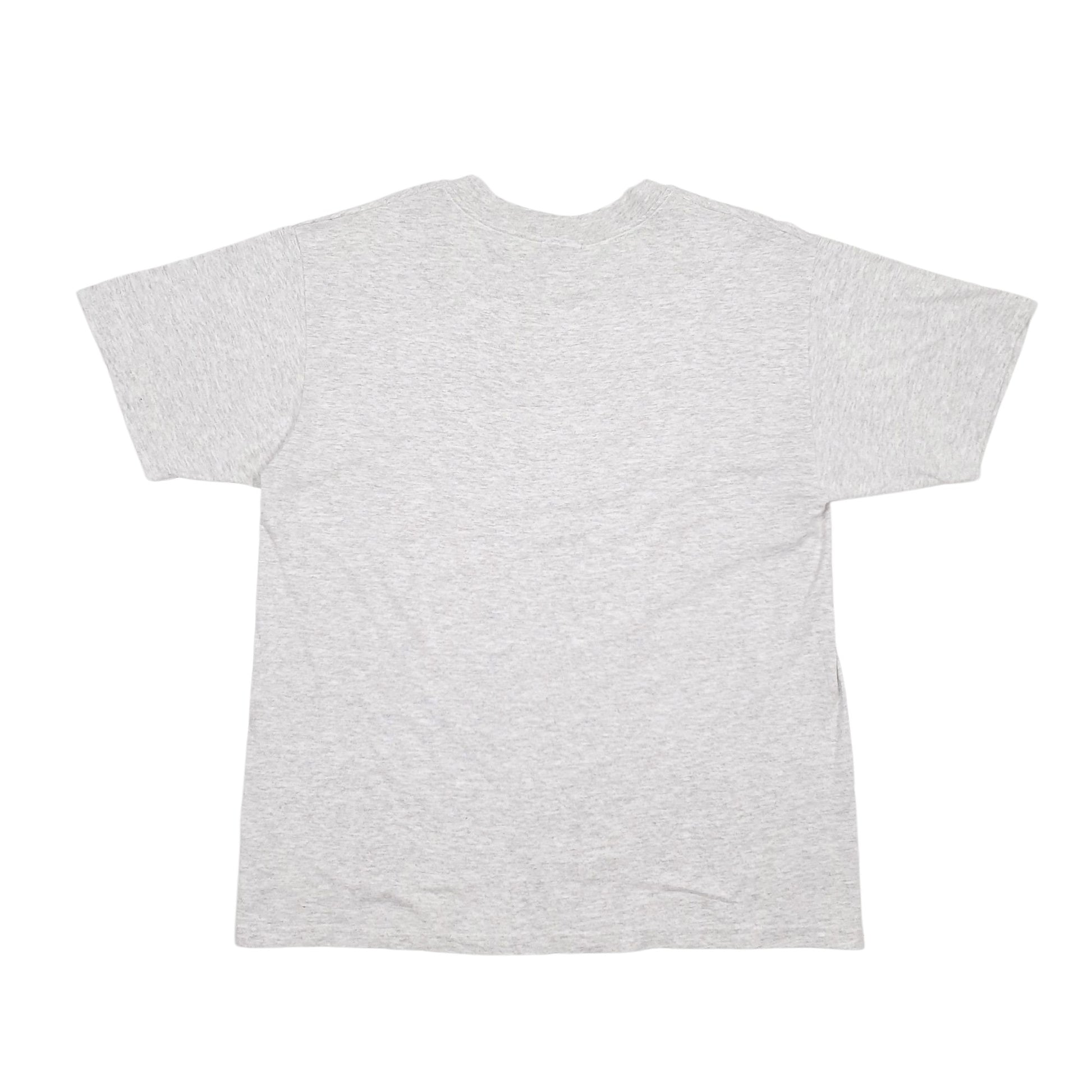 Womens Grey Hanes Single Stitch Vintage 90s Short Sleeve T Shirt