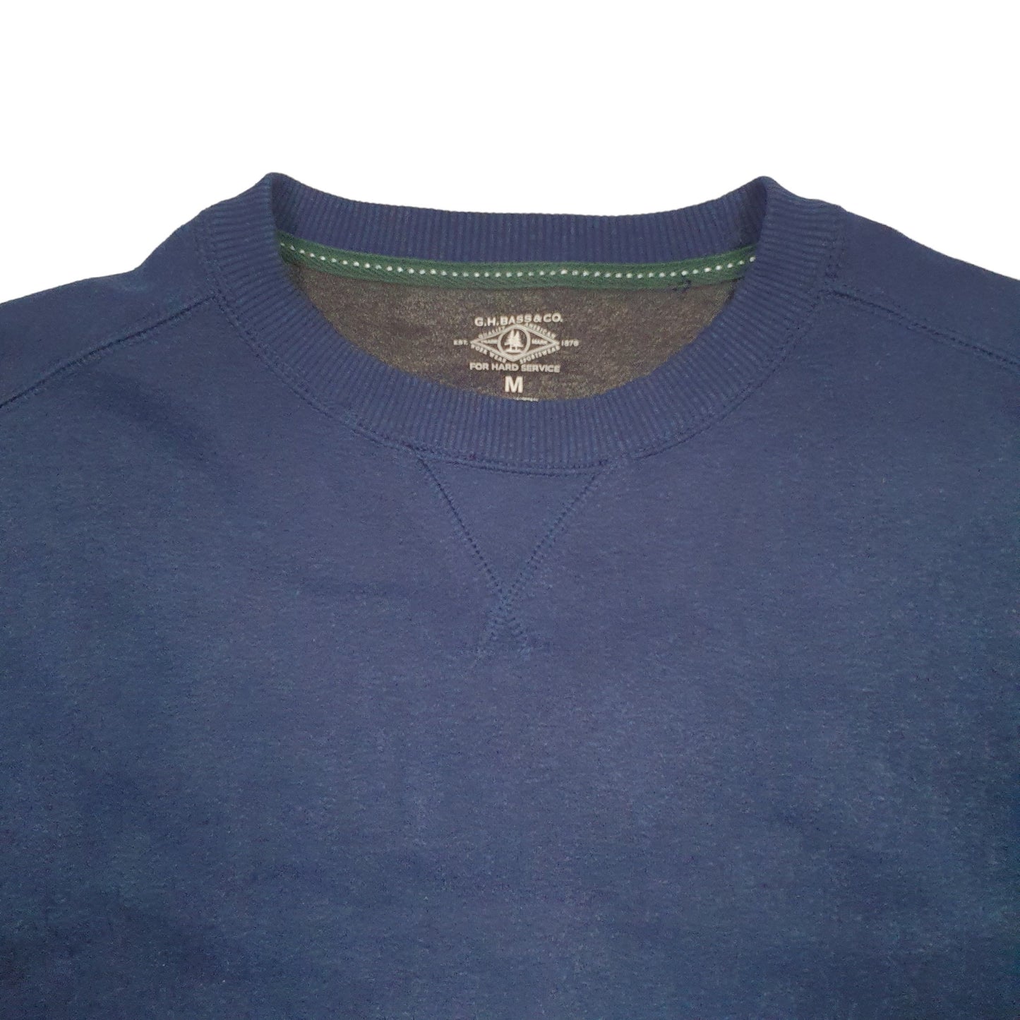 Mens Navy G.H Bass  Crewneck Jumper