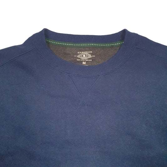 Mens Navy G.H Bass  Crewneck Jumper