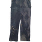 Mens Black Carhartt R37 Bib Overalls Union Made in USA Dungaree Trousers