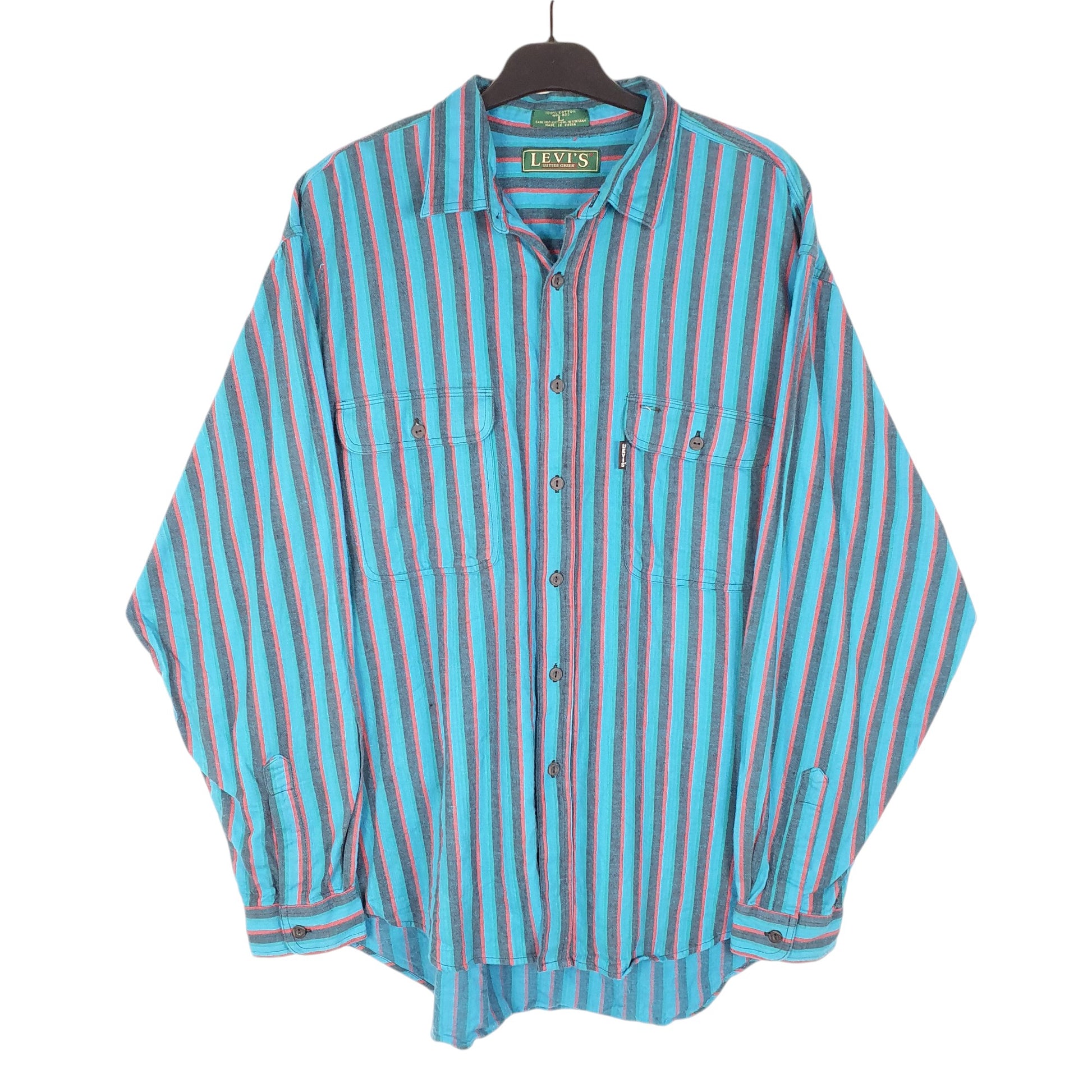 Mens Blue Levis Vintage Sutter Creek Long Sleeve Shirt