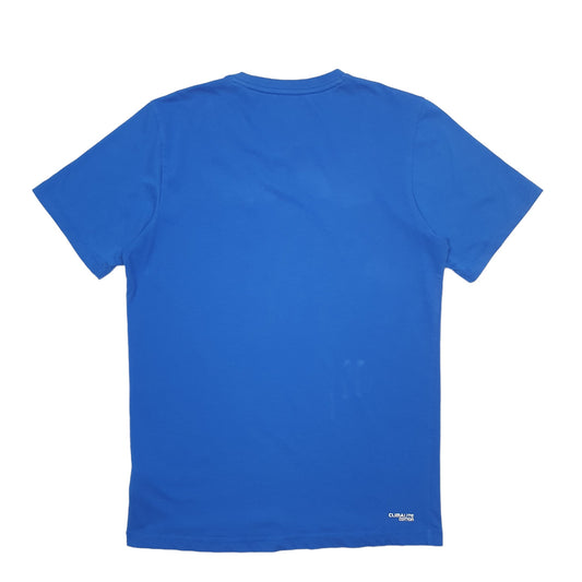 Mens Blue Adidas Climalite Short Sleeve T Shirt