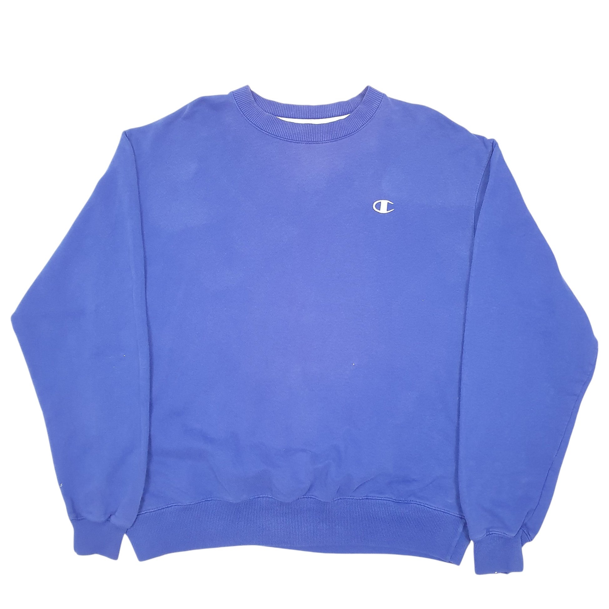 Mens Blue Champion  Crewneck Jumper