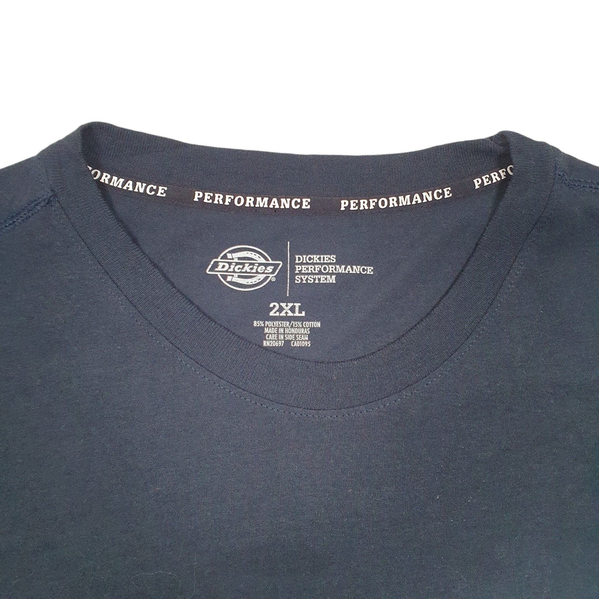 Mens Navy Dickies Pocket Workwear Performance Short Sleeve T Shirt
