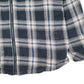 Mens Navy Dickies Hoodie Shacket Plaid  Coat