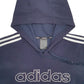 Mens Navy Adidas Spellout Hoodie Jumper