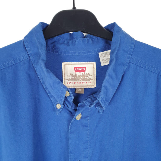 Mens Blue Levis Vintage Jeanswear Long Sleeve Shirt