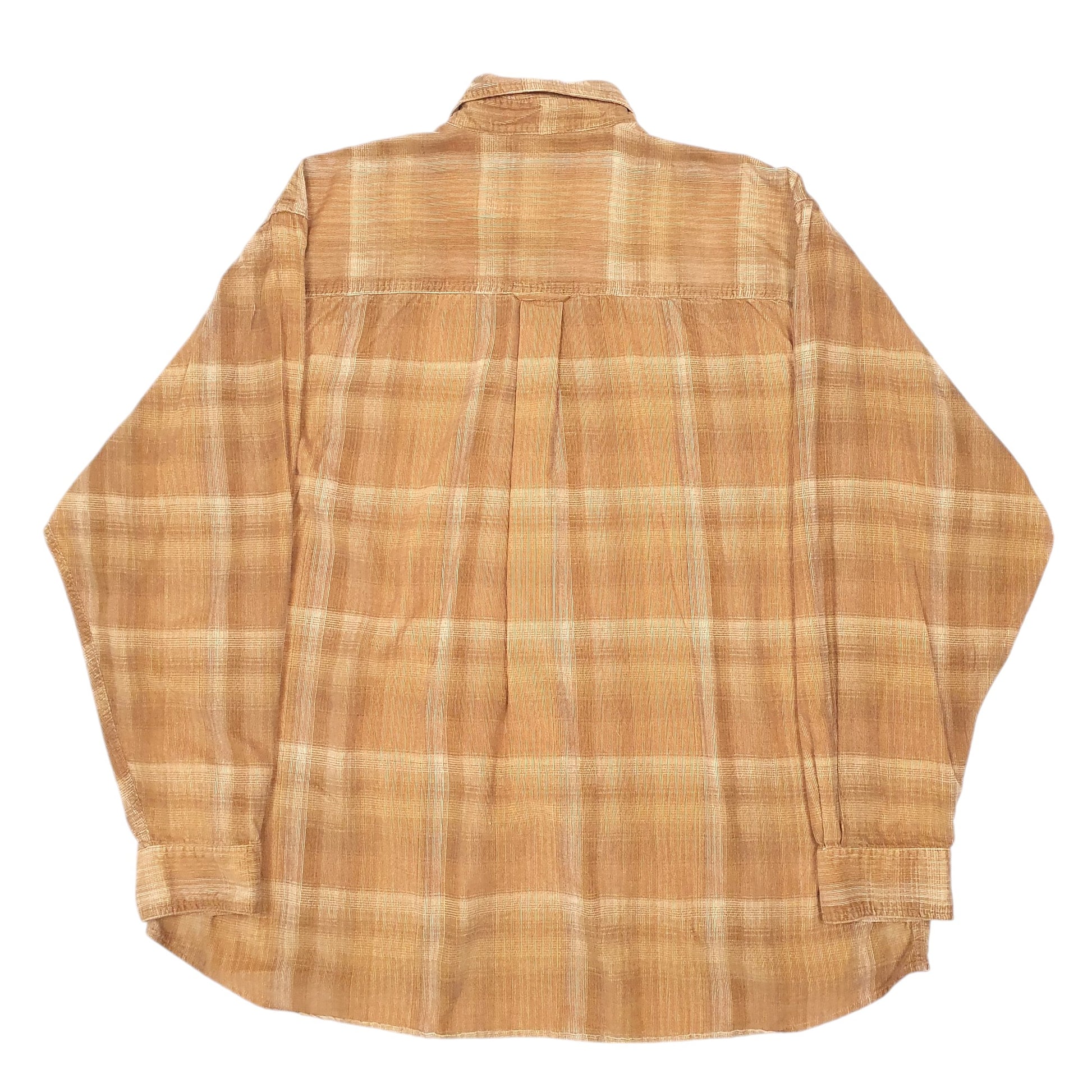 Mens Brown Clearwater Corduroy Overshirt Shacket Long Sleeve Shirt