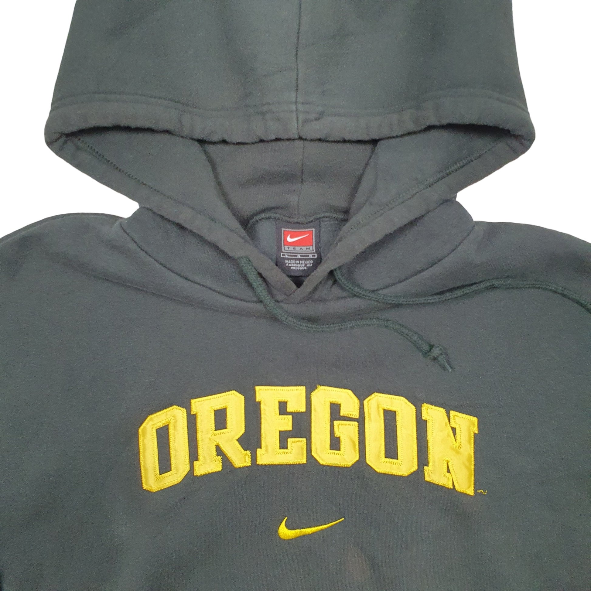 Mens Green Nike Oregon USA College Hoodie Jumper