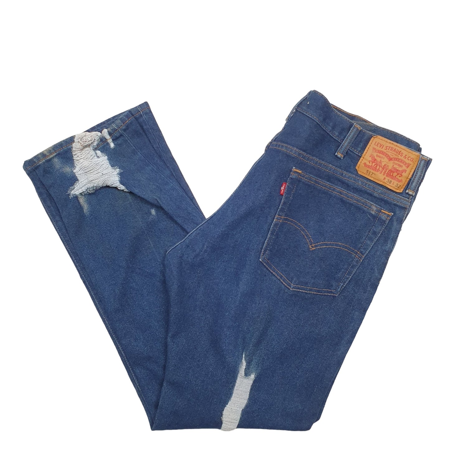 Mens Blue Levis  517 JeansW38 L32