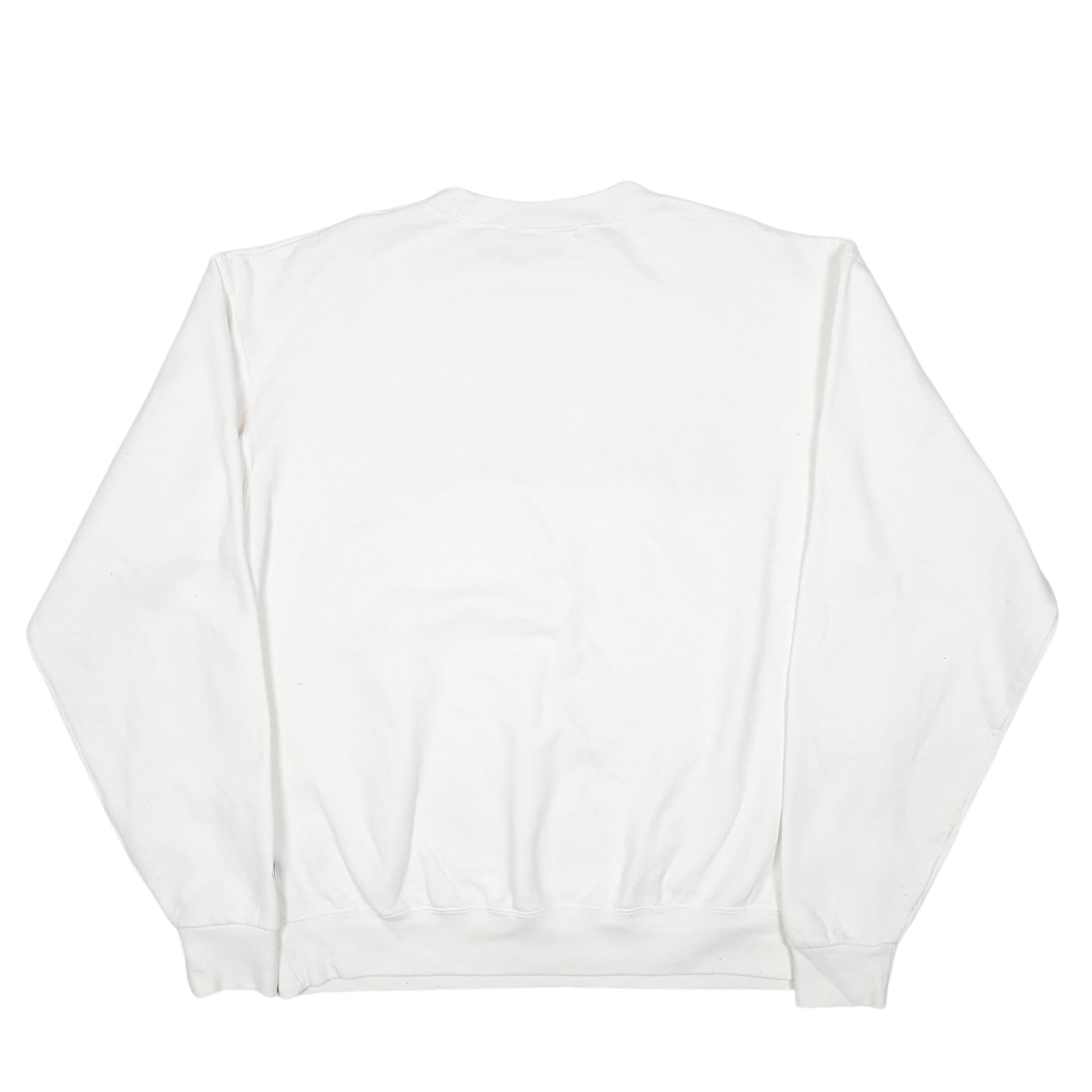 Mens White Champion Ohio State College USA Spellout Crewneck Jumper