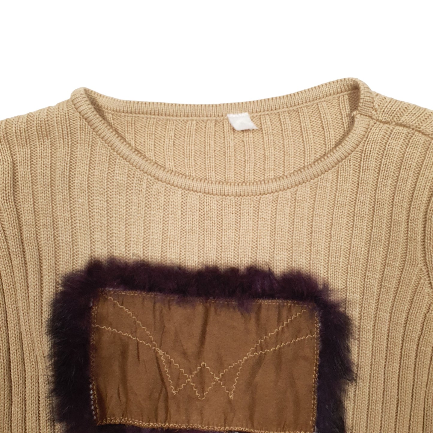 Womens Beige Unbranded  Crewneck Jumper