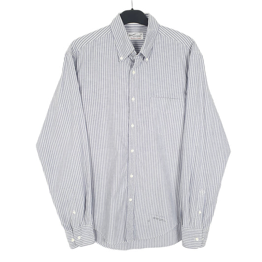 Mens Blue Gant New Haven Oxford Long Sleeve Shirt