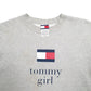 Womens Grey Tommy Hilfiger Spellout Crewneck Jumper