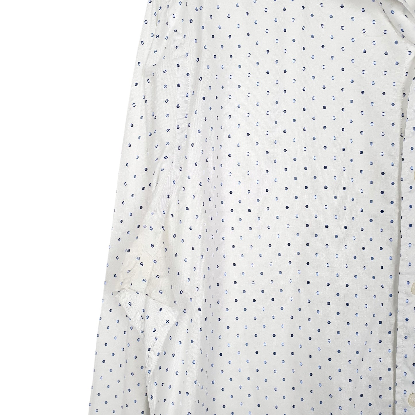 Mens White Massimo Dutti  Long Sleeve Shirt