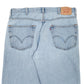 Mens Blue Levi Relaxed Fit 550 JeansW38 L34