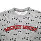 Womens Grey Mickey Mouse  Crewneck Jumper