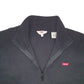 Womens Black Levis  Quarter Zip Jumper