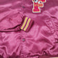 Mens Burgundy Chalk Line Vintage 90s F State Made In USA Varsity Coach Baseball  Coat