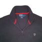 Mens Black Ralph Lauren  Quarter Zip Jumper