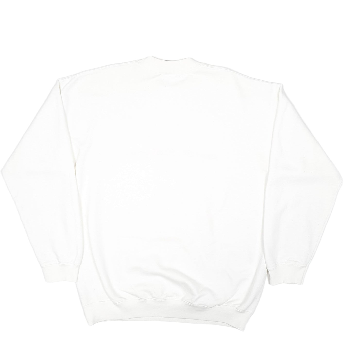 Mens White Disney Mickey Mouse 2000 Vintage Crewneck Jumper