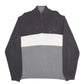 Mens Grey Tommy Hilfiger Knit Quarter Zip Jumper