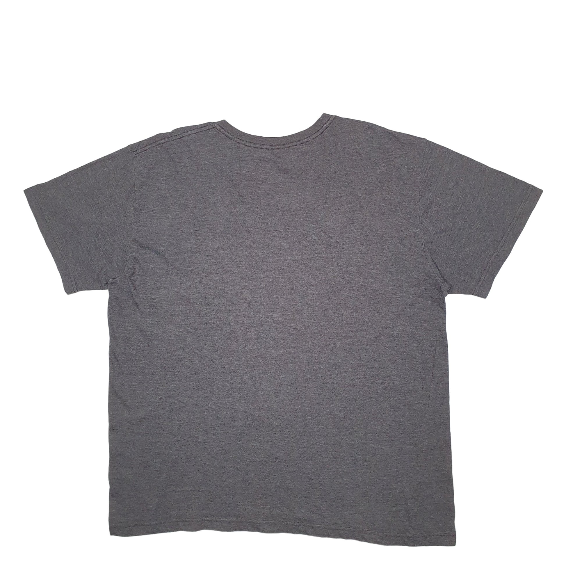 Mens Grey Adidas Spellout Short Sleeve T Shirt