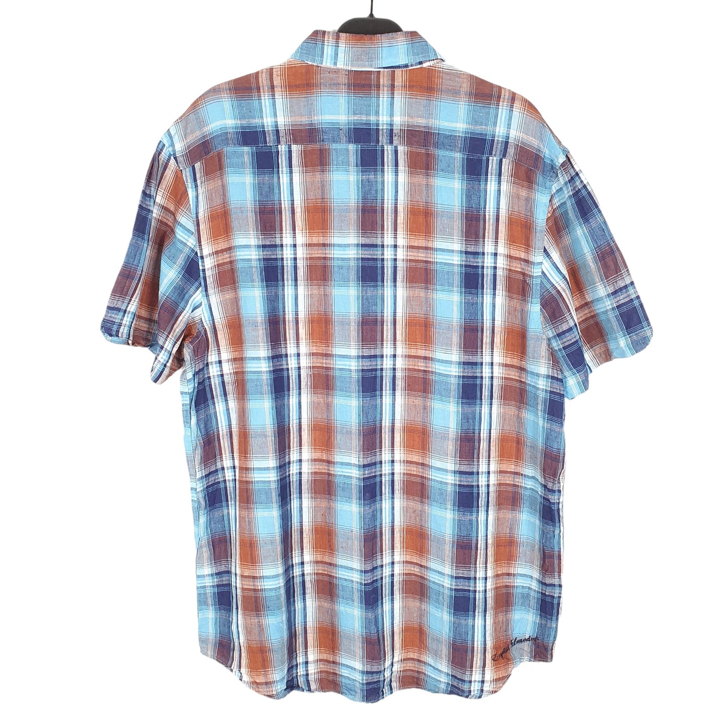 Mens Blue English Laundry  Short Sleeve Shirt