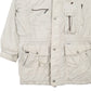 Mens Cream Lakeland Concealed Hood SympaTex  Coat
