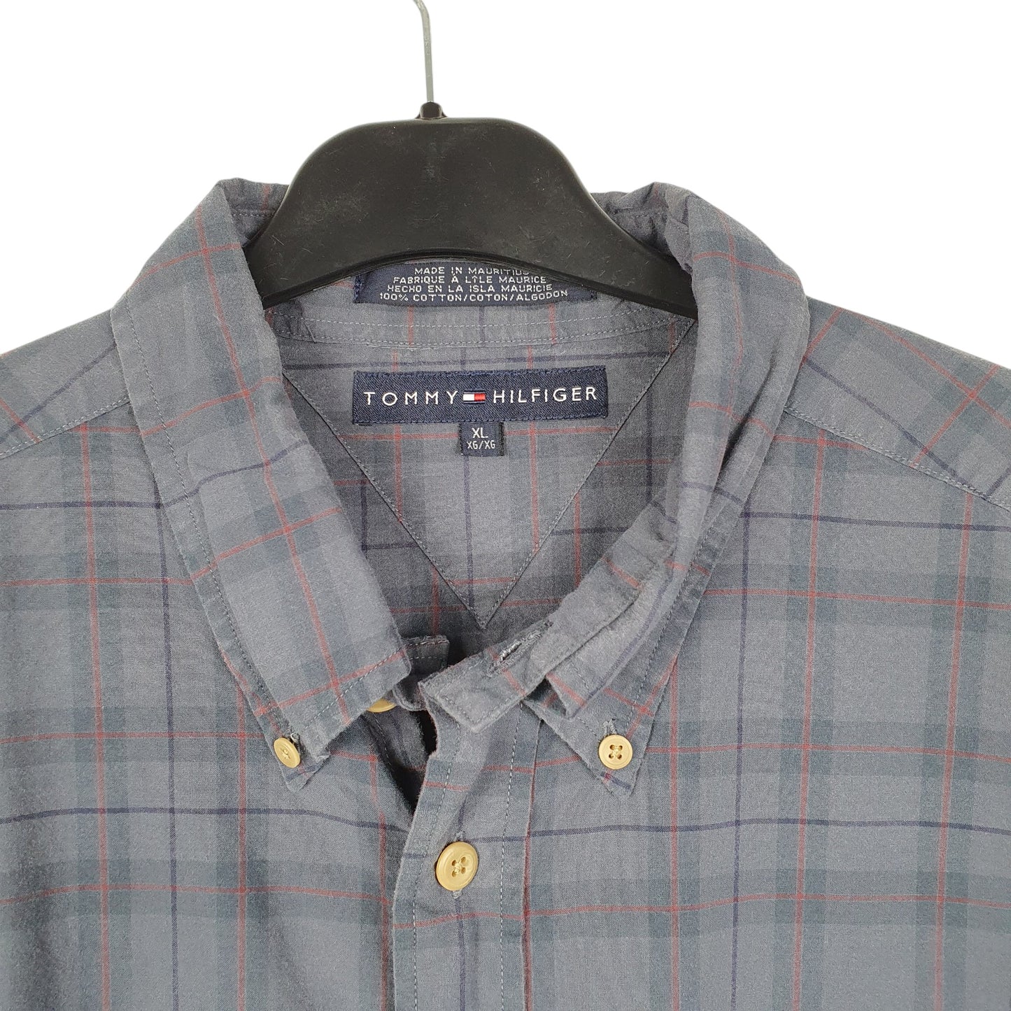 Mens Grey Tommy Hilfiger  Long Sleeve Shirt