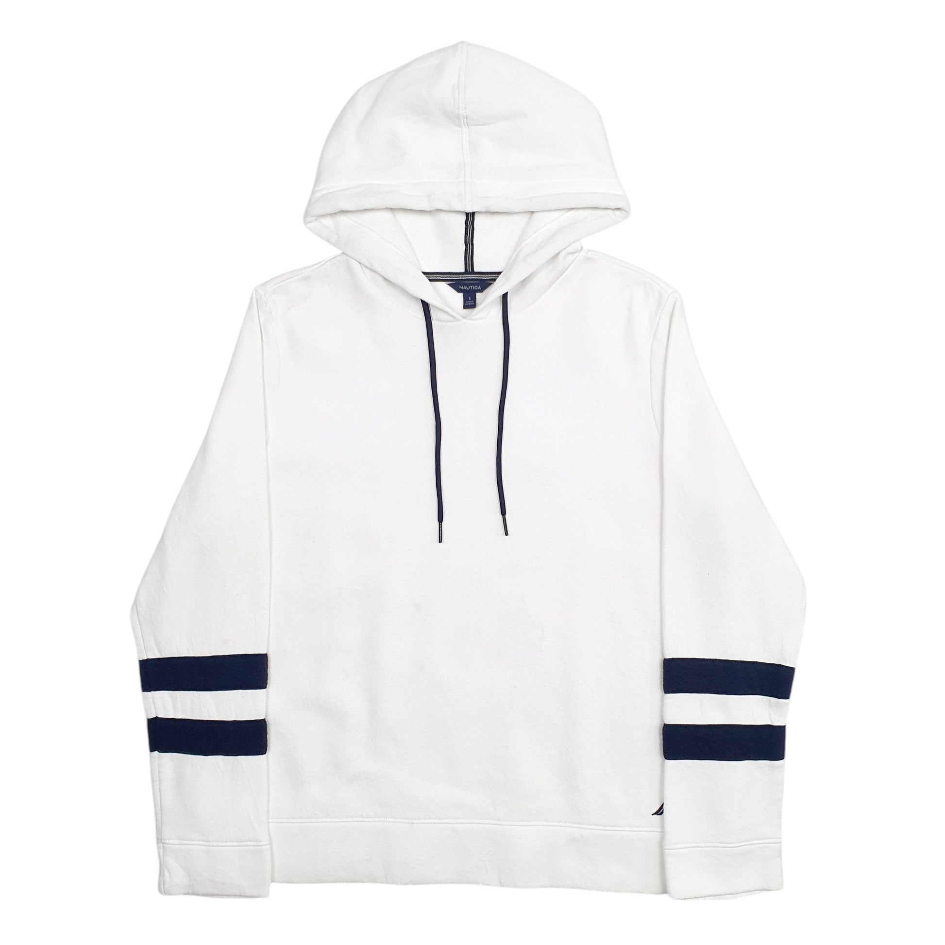 Womens White Nautica Personalised Print Lolo Bestie Hoodie Jumper