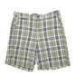 Mens Green Ralph Lauren Madras Ivy League Chino Shorts