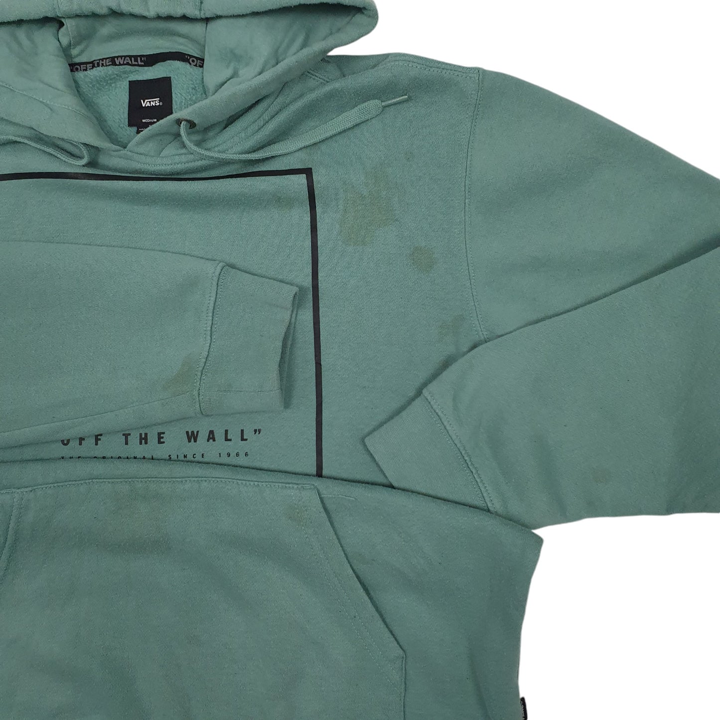 Mens Green Vans  Hoodie Jumper