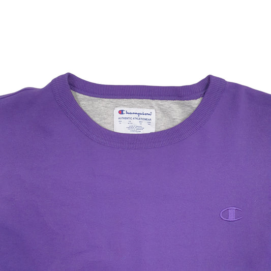 Mens Purple Champion  Hoodie Jumper