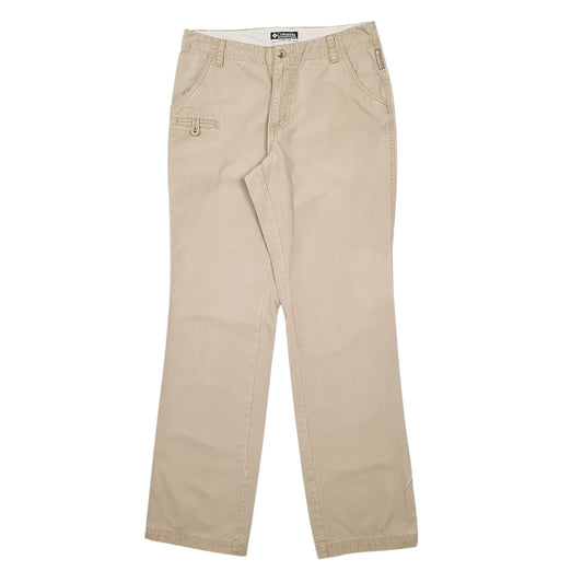 Womens Beige Columbia Marks to hems Chino Trousers