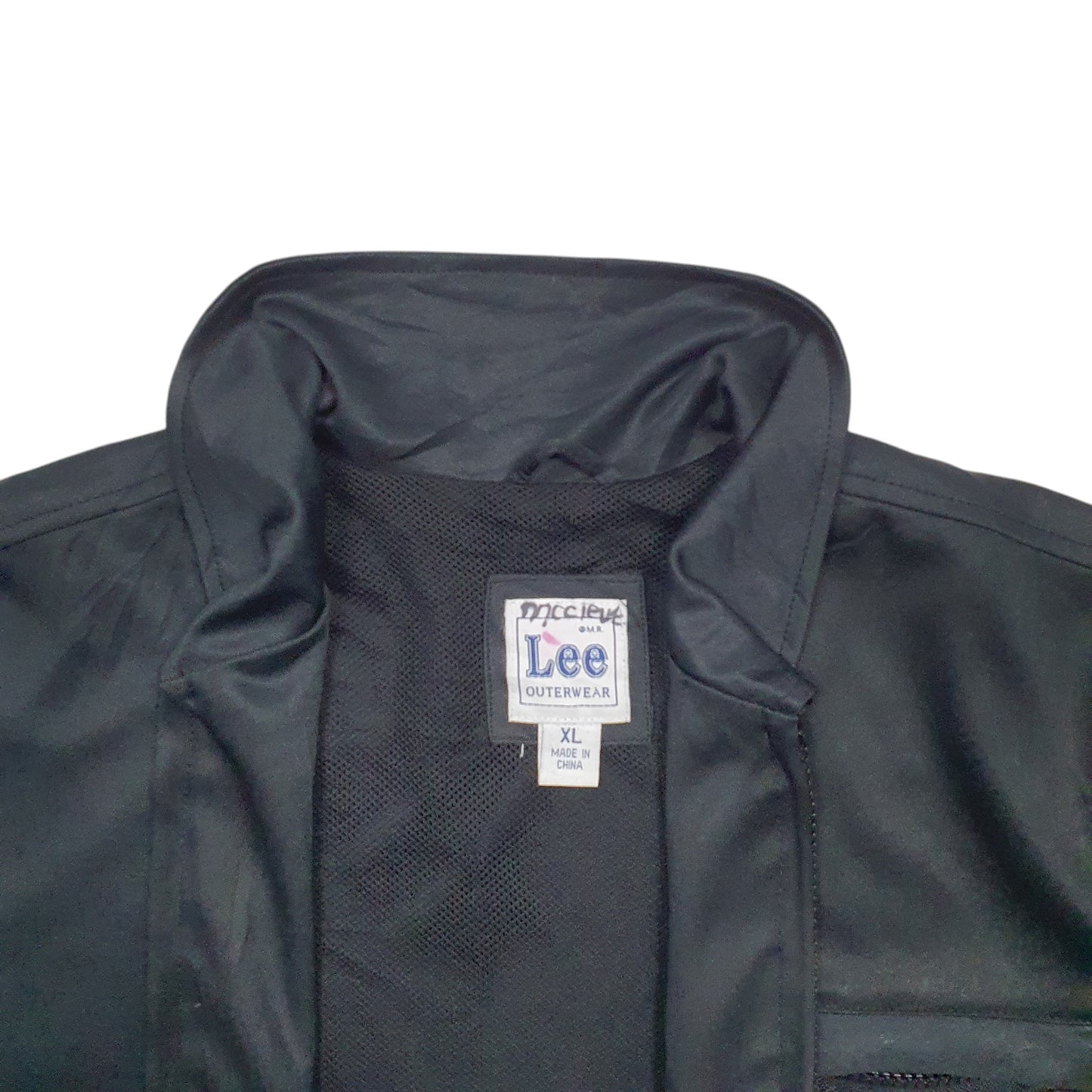 Womens Black Lee Active Full Zip Long Sleeve Shirt