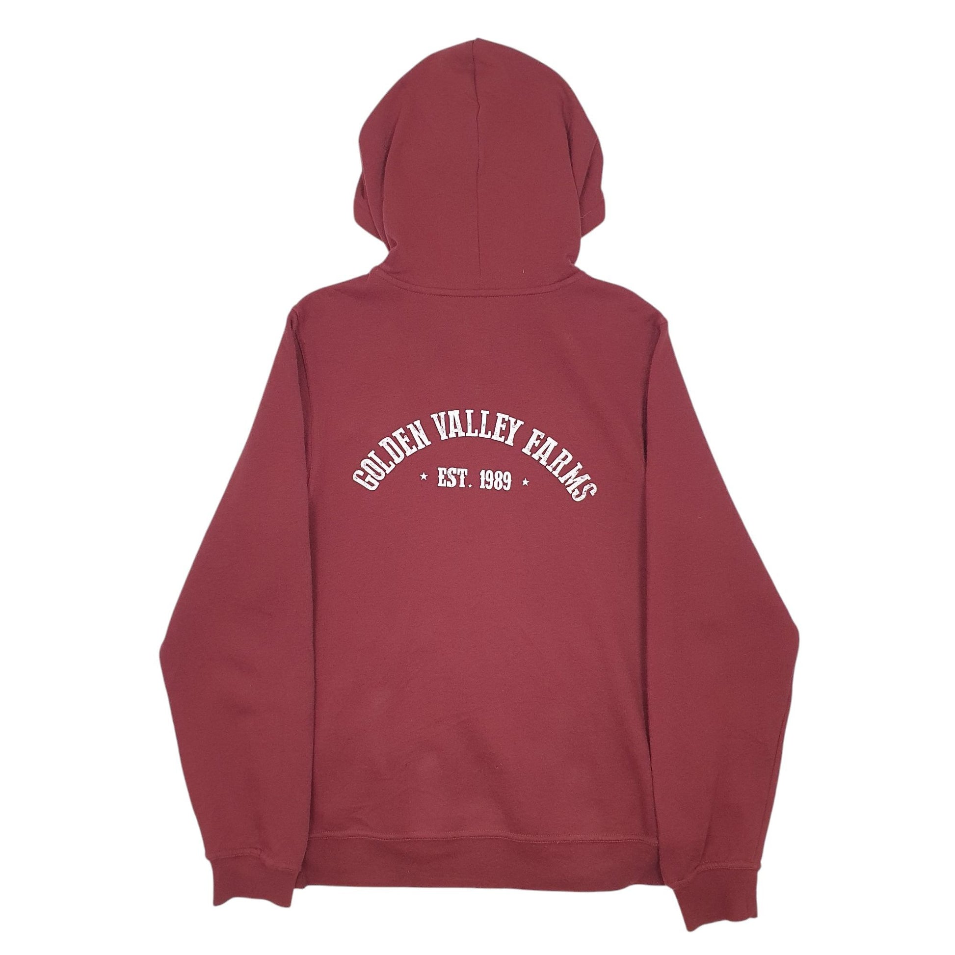 Mens Burgundy Clique  Hoodie Jumper