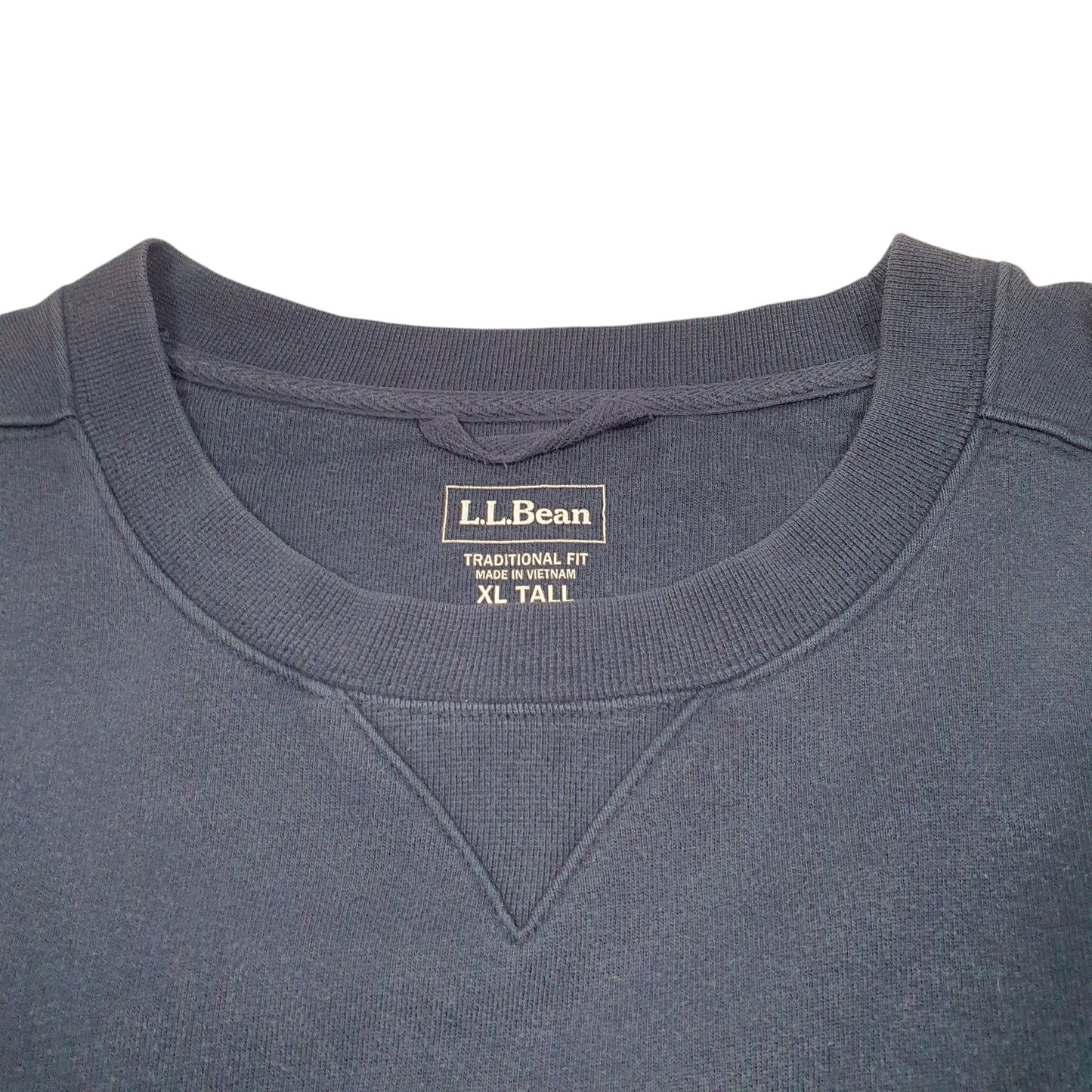 Mens Navy L.L.Bean Tall Crewneck Jumper