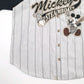 Mens Grey Disney Baseball Jersey Disney Mickey Mouse Short Sleeve T Shirt