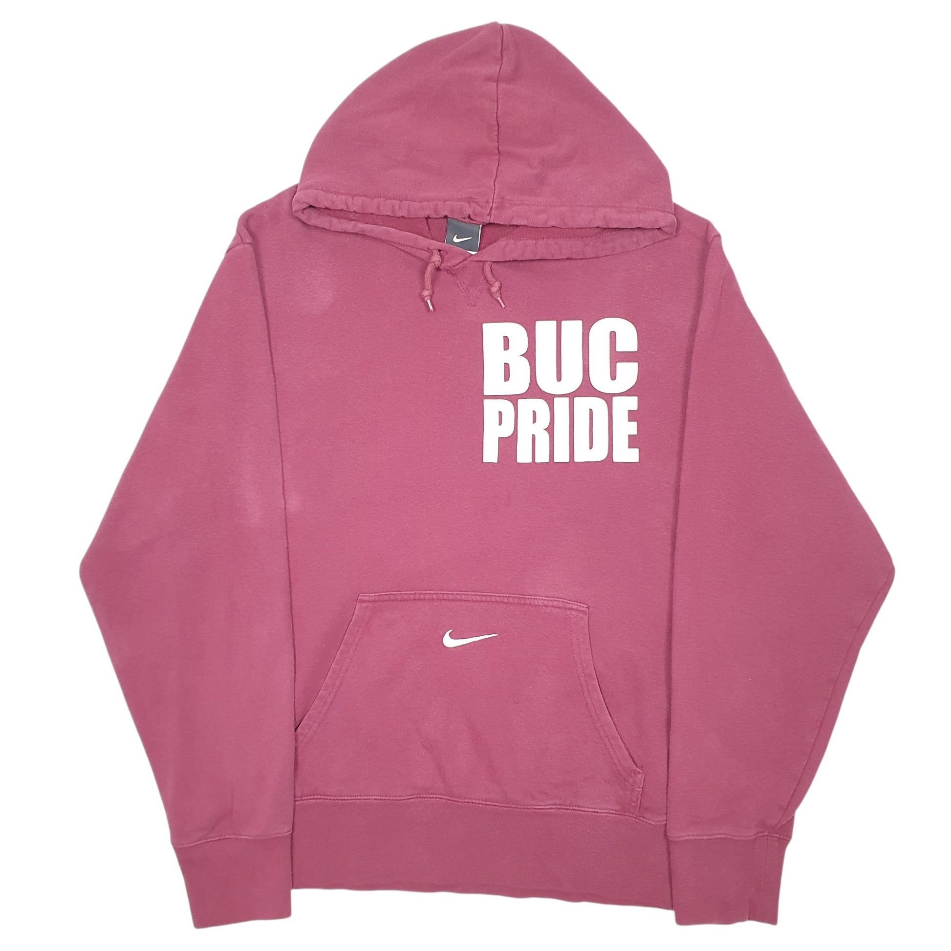 Mens Burgundy Nike Buc Pride Spellout Hoodie Jumper