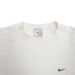 Womens White Nike  Crewneck Jumper
