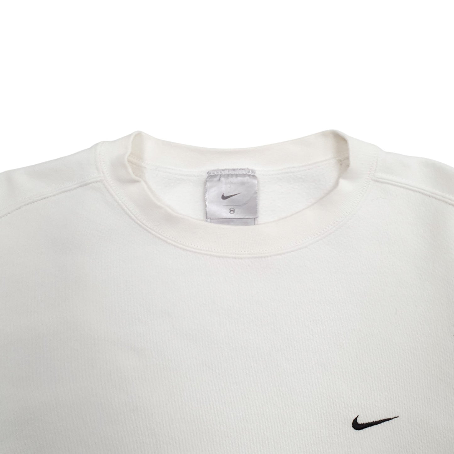 Womens White Nike  Crewneck Jumper