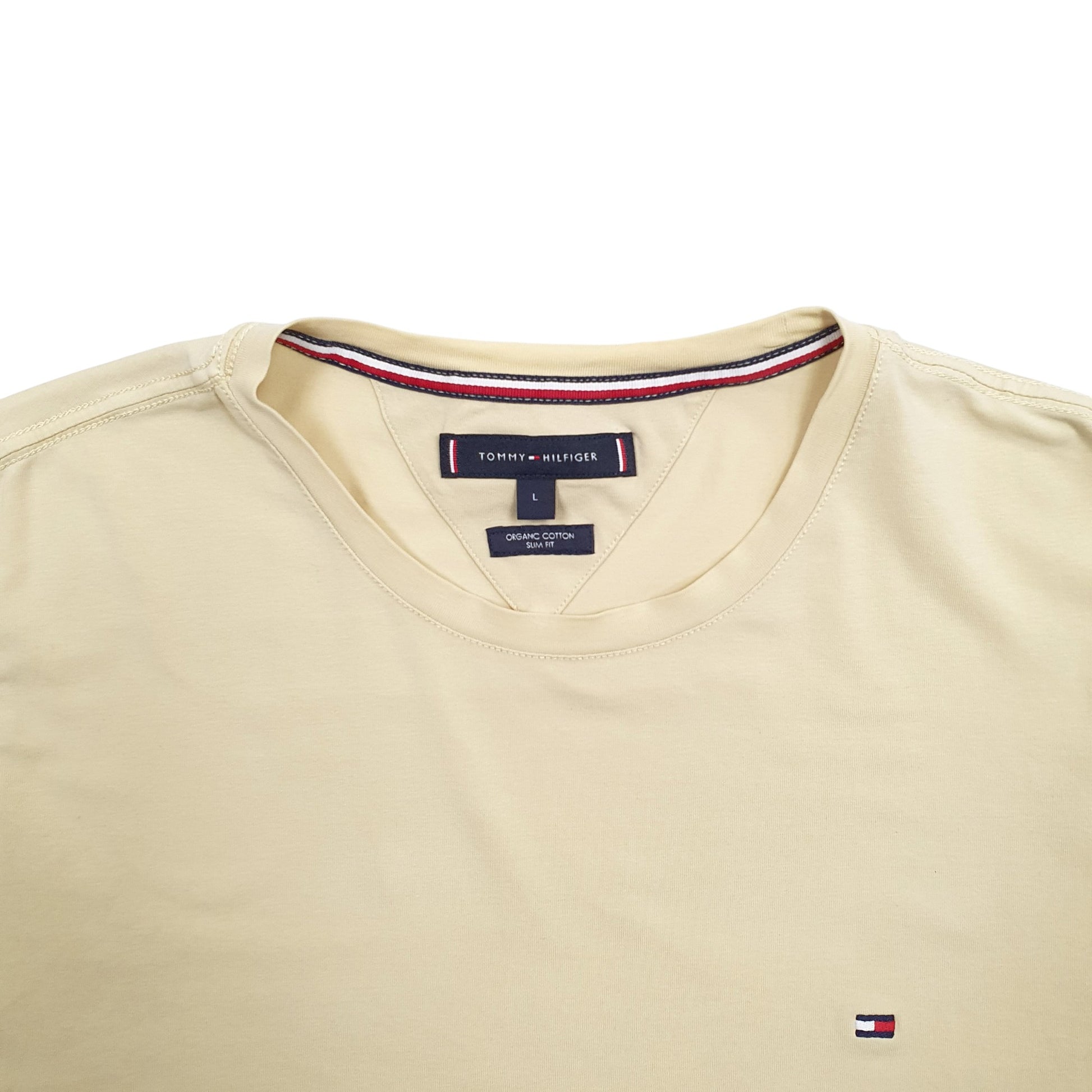 Mens Yellow Tommy Hilfiger  Short Sleeve T Shirt