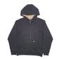 Mens Black Dickies Workwear Full Zip Jumper