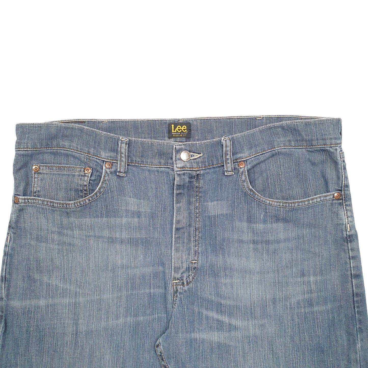 Mens Blue Lee  Denim Shorts