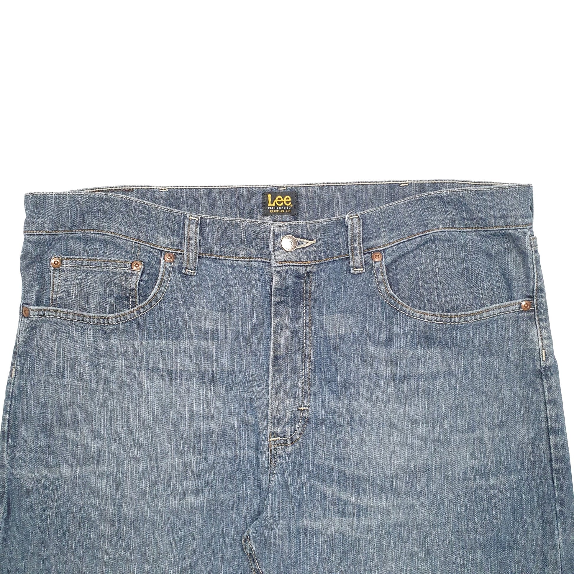 Mens Blue Lee  Denim Shorts