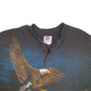 Mens Black Art Unlimited Sportswear Eagle Crewneck Jumper