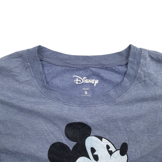 Womens Blue Disney Mickey Mouse Crewneck Jumper
